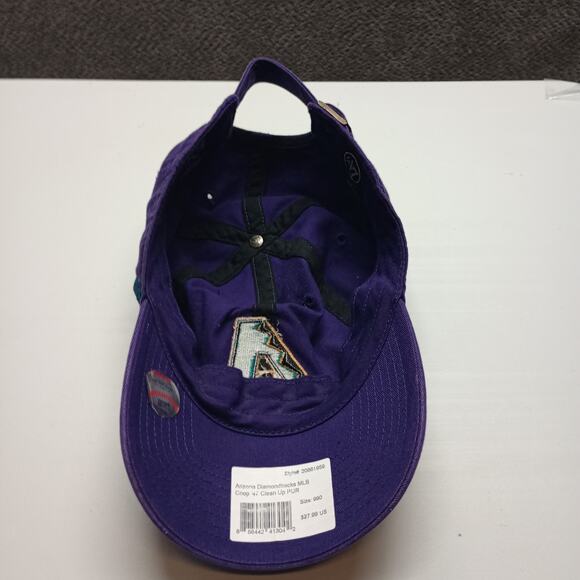 47 Arizona Diamondbacks Clean Up Dad Baseball Hat Purple - Picture 7 of 10